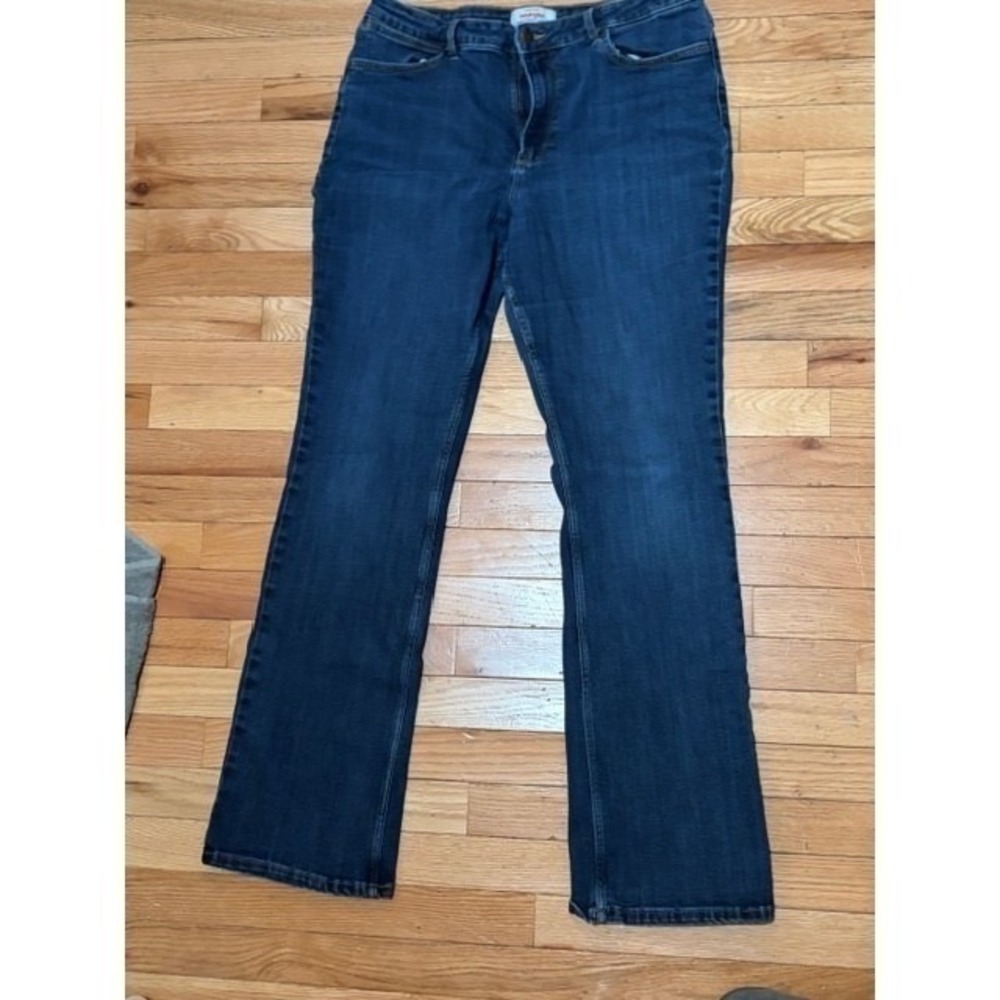 WRANGLER High Rise Bold Boot Bootcut Jeans Denim Women size 16 x 34